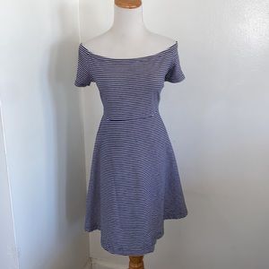 Old Navy- Off the Shoulder Short Sleeve Fit & Flare Dress